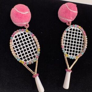 🎉🎉🎉BaubleBar Pink Tennis Earrings